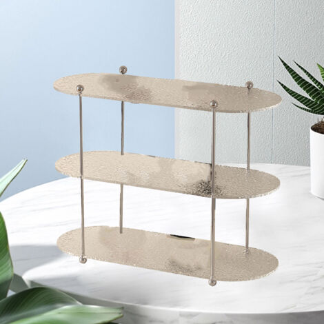 Étagère Multilayer Transparente Acrylique pour Bureau - Design Moderne Simple - Support pour Salon Bureau Déco Maison - 900g