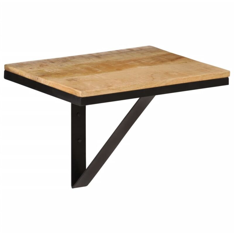 vidaXL Wandschap 40x30x32 cm massief mangohout en ijzer358576