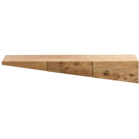 Etagère murale asymétrique en bois d'acacia Orane
