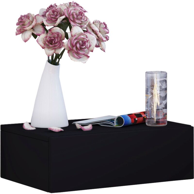 Ebuy24 - tagère murale avec tiroir h. 15 x l. 46 x p. 30 cm