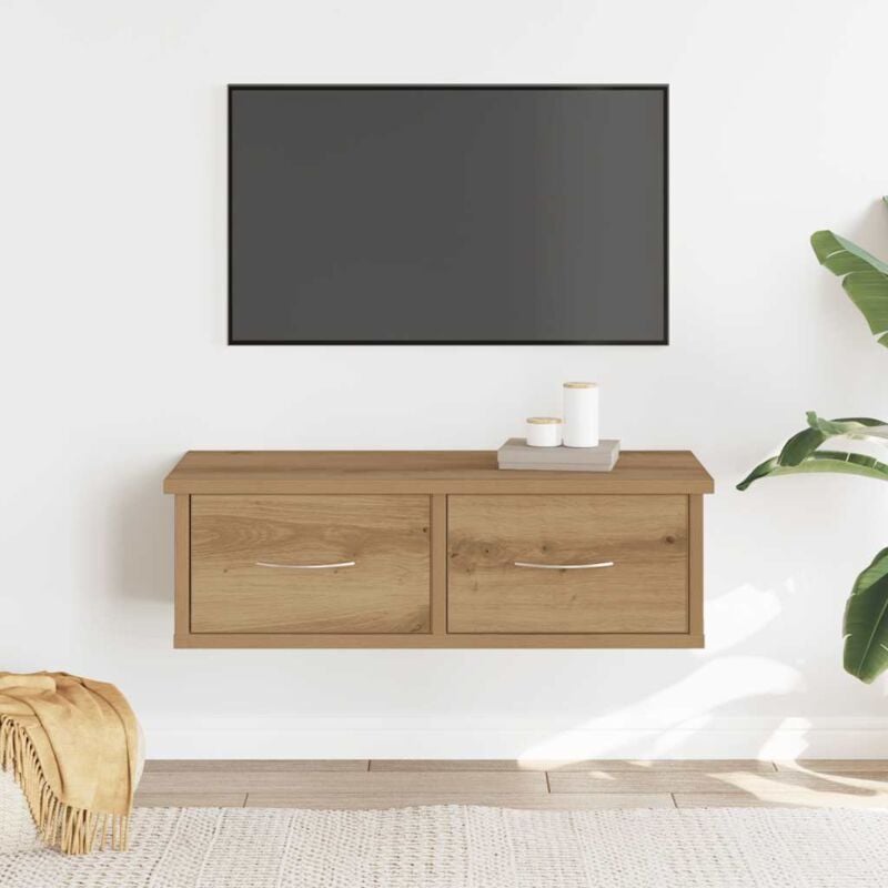 vidaXL Armoire murale chêne artisanal 60x26x18,5 cm bois d'ingénierie