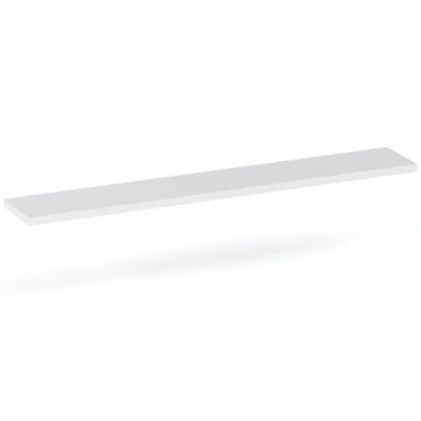 ÉTAGÈRE MURALE BLANCHE, ÉTAGÈRE DE RANGEMENT, BIBLIOTHÈQUE, RANGEMENT DE RANGEMENT 100 CM