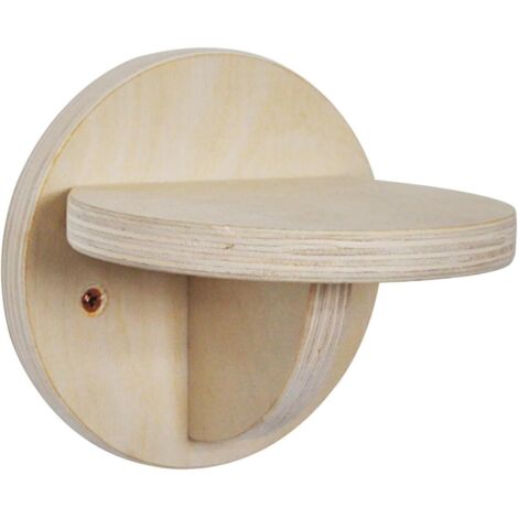 Étagère Murale Bois pour Chats Plateforme Escalade Pin Escalier Suspendu