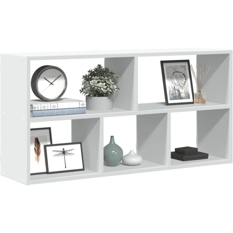 Vidaxl - tagère murale blanc 100x25x50 cm bois d'ingénierie
