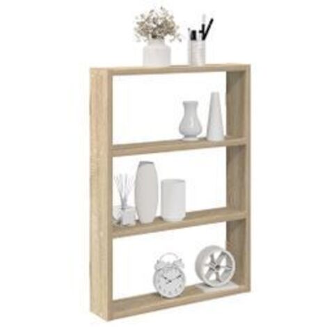 Étagère murale chêne sonoma 43x9x60 bois d'ingénierie