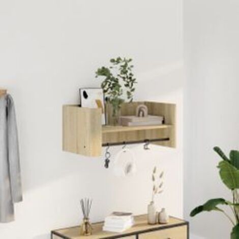Étagère murale chêne sonoma 70,5x35x30,5 bois d'ingénierie