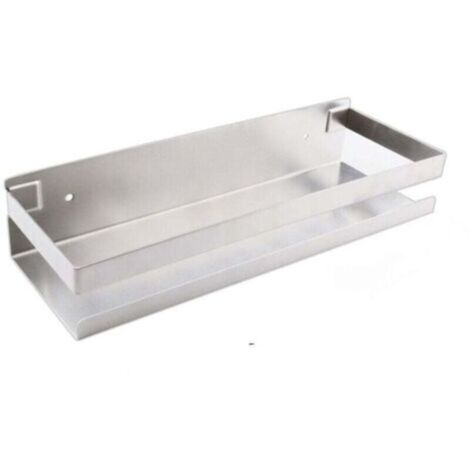 Étagère murale de salle de bain accessoires de salle de bain 20-40cm argent brossé étagère de salle de bain moderne pour cuisine douche shampooing 30cm