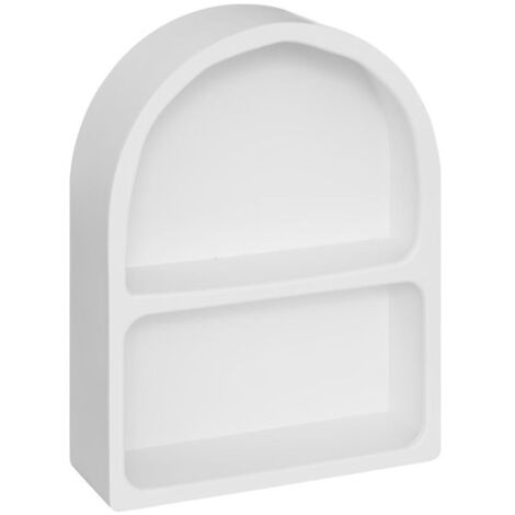 Étagère Murale Déco "Soleya" 45cm Blanc