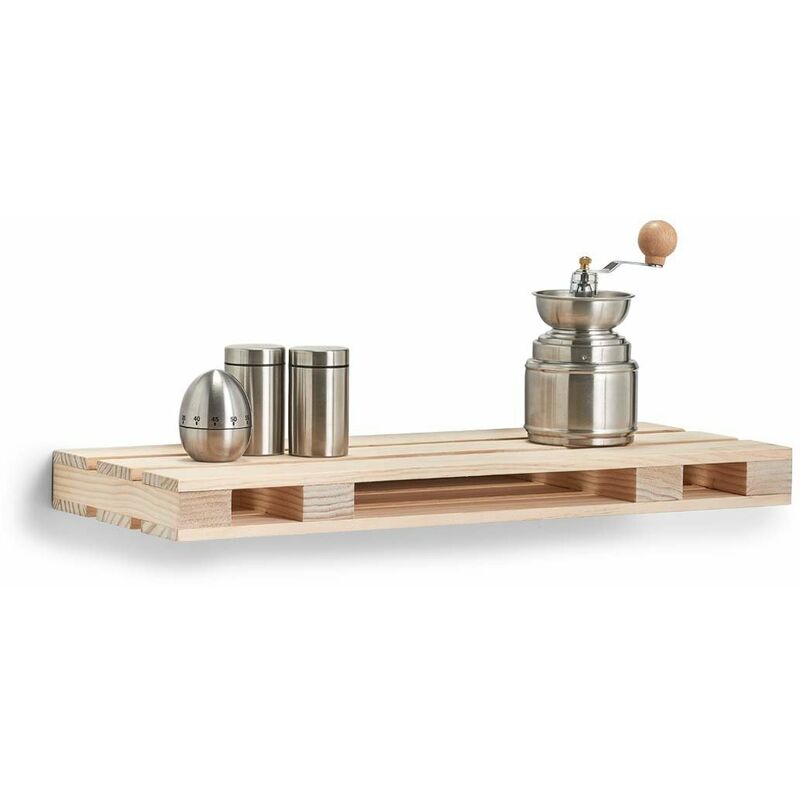 Zeller - tagère murale décorative en forme de palette, 60 x 23,5 cm