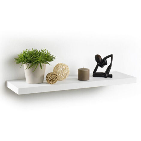 Étagère Murale Design "Flottante" 75cm Blanc