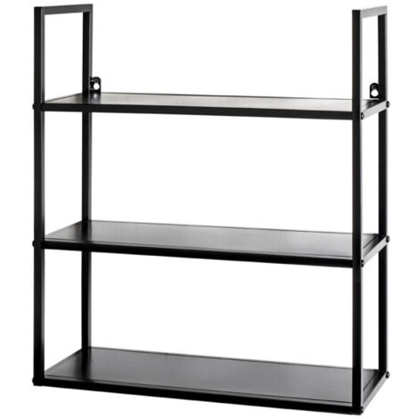 Étagère Murale Design "Gavana" 58cm Noir