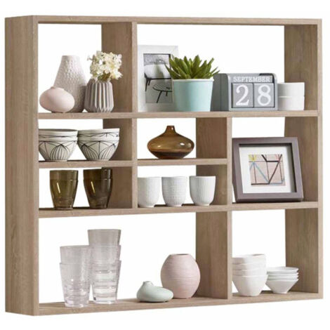 Étagère Murale Design "Liloun" 90cm Beige