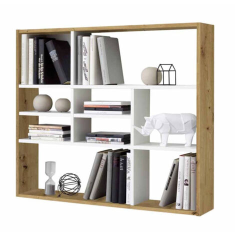 Étagère Murale Design "Liloun" 90cm Beige & Blanc