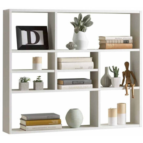 Étagère Murale Design "Liloun" 90cm Blanc