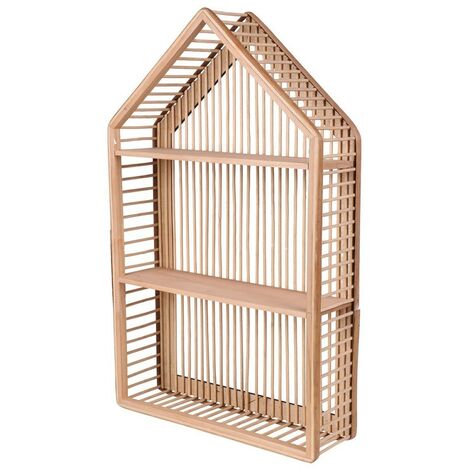 Étagère murale design maison 2 niveaux