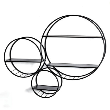 Étagère Murale Design "Tokyo" 90cm Noir
