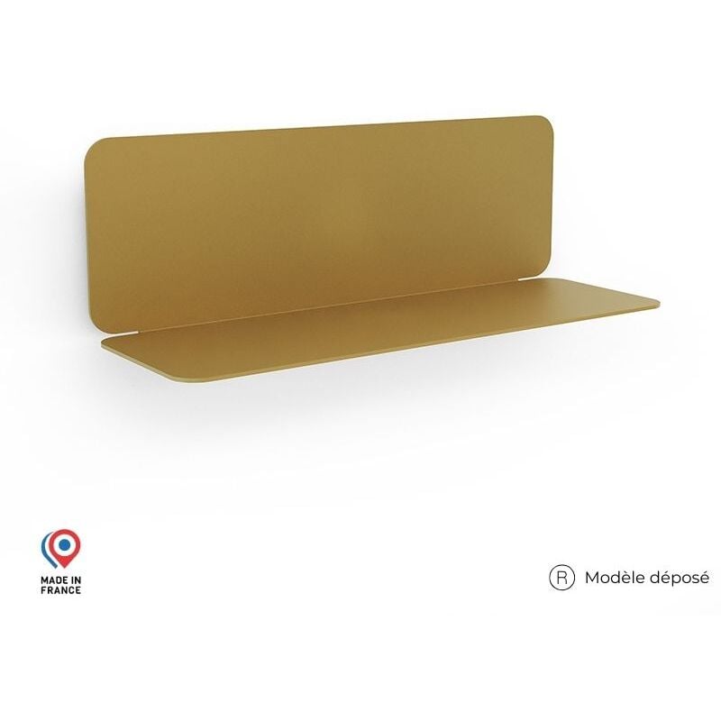 Sans Marque - tagère murale en Acier Aventurine - doré