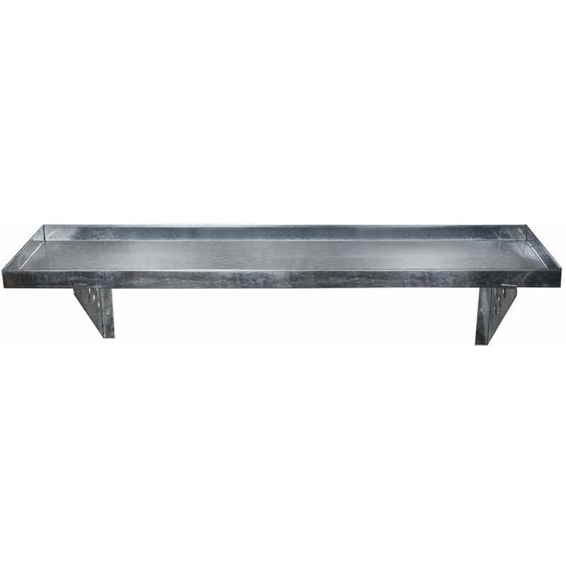 Gardiun - Tablette Murale en Acier 20x80 cm