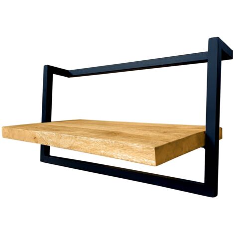 Etagère murale en bois de manguier grand modèle Joie