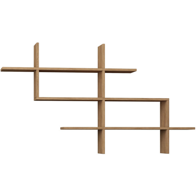 Étagère murale en bois L150cm - Bois clair - Graph Étagère murale en bois L150cm - Bois clair - Graph