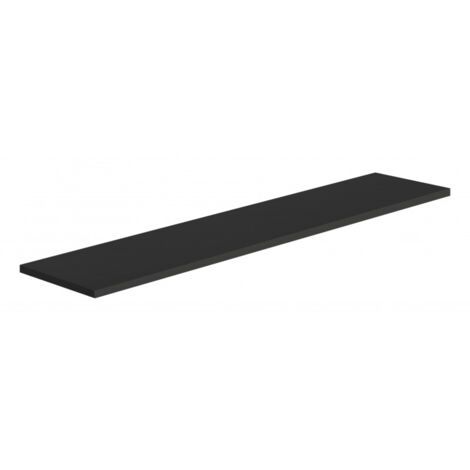 Étagère murale en bois noir, 96 x 20 x 1,8 cm - Smart