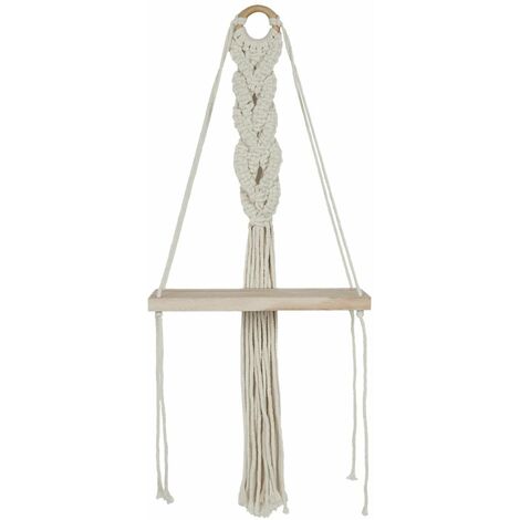 Etagère murale en macramé petit modèle BOHO