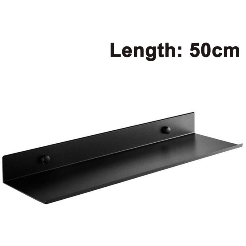 Tagère murale en métal étagère de douche Salle de bain étagère murale en aluminium étagère de douche étagère flottante décorative pour chambre