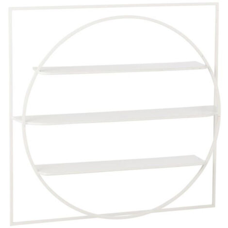 Étagère Murale en Métal "News" 80cm Blanc