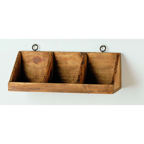 Etagère murale Etagere flottante - Bois de pin naturel - 90x20x5CM