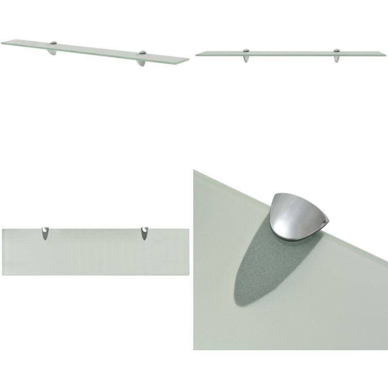 Tagère murale en verre 80x20 cm 8 mm - Étagère Murale - Étagère Verre - Étagère Design - Étagère Salle De Bain - Décoration Murale - Home & Living