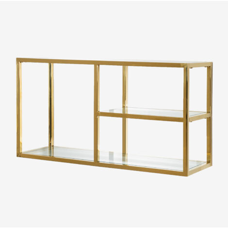 Étagère murale filaire dorée 48×20 – EASY MOBILIER