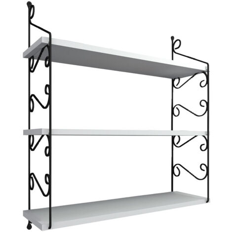étagère murale, étagère de rangement Shelf Blanc