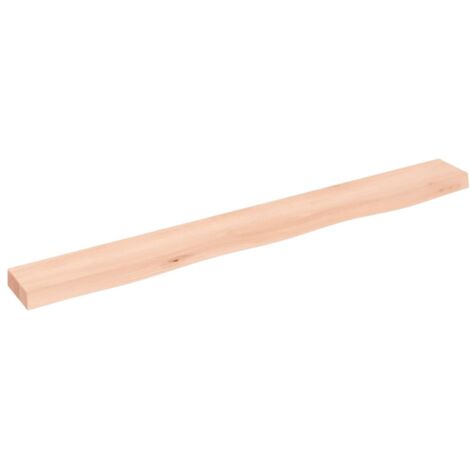 Étagère murale  Étagère flottante 100x10x4 cm bois de chêne massif non traité