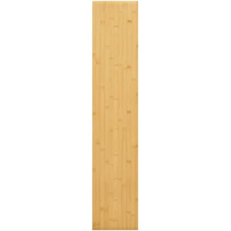Étagère murale  Étagère flottante 100x20x4 cm bambou