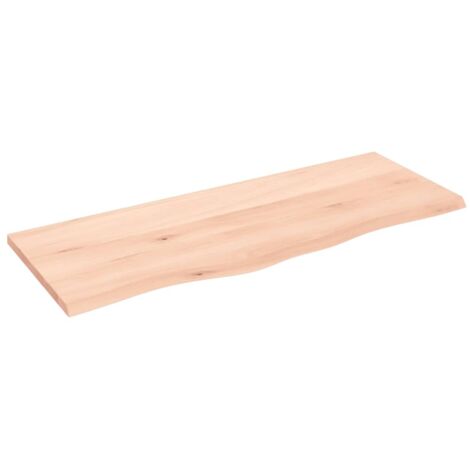 Étagère murale  Étagère flottante 100x40x2 cm bois de chêne massif non traité