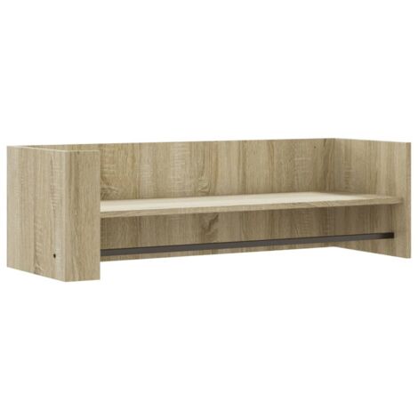 Étagère murale  Étagère flottante chêne sonoma 100x35x30,5 cm bois d'ingénierie