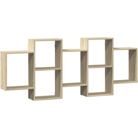 Étagère murale  Étagère flottante chêne sonoma 159x18x65 cm bois d'ingénierie