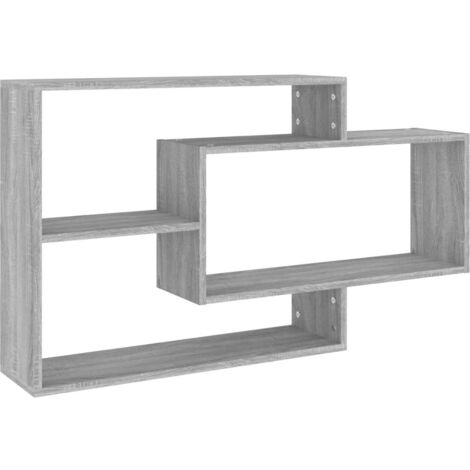 Étagère murale  Étagère flottante Sonoma gris 104x20x58,5 cm Bois d'ingénierie
