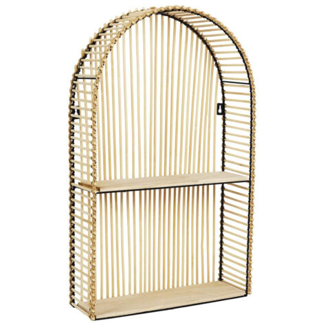 Étagère Murale Fenêtre Déco "Java" 61cm Beige