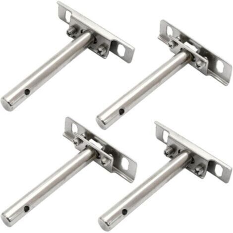 Etagere Murale Fixation Invisible, Support Etagere Murale 4 Pièces, Support Etagere 93 Mm, Support Etagere Invisible, Fixation Etagere Invisible