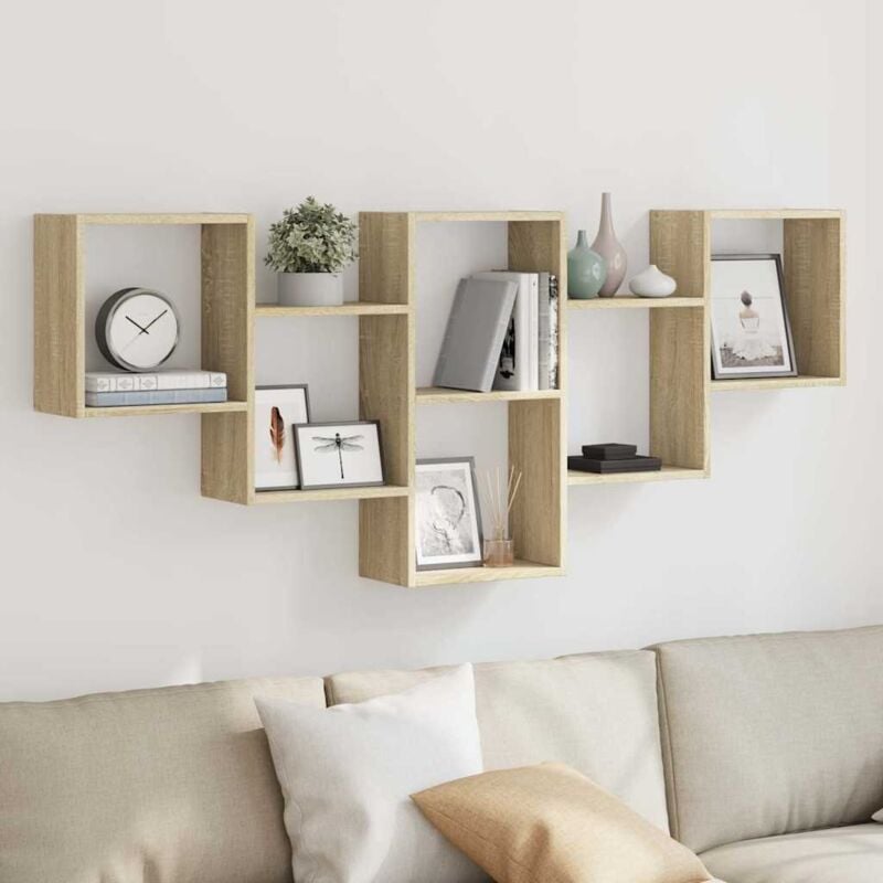 Vidaxl - tagère murale chêne sonoma 159x18x66 cm bois d'ingénierie