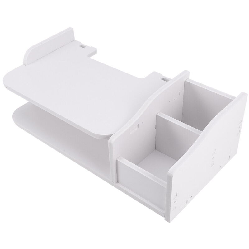 Étagère murale flottante pour console TV, support pour routeurs WIFI, télécommandes, support de commande, support mural pour la maison, le salon, le