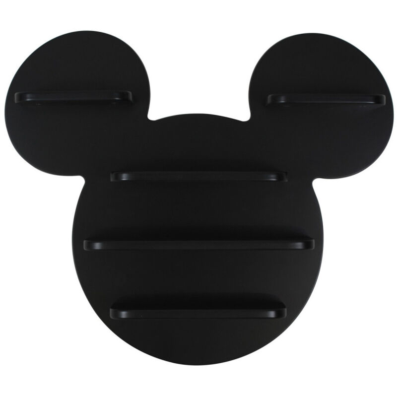 Disney - Etagère murale forme Visage Mickey Noir