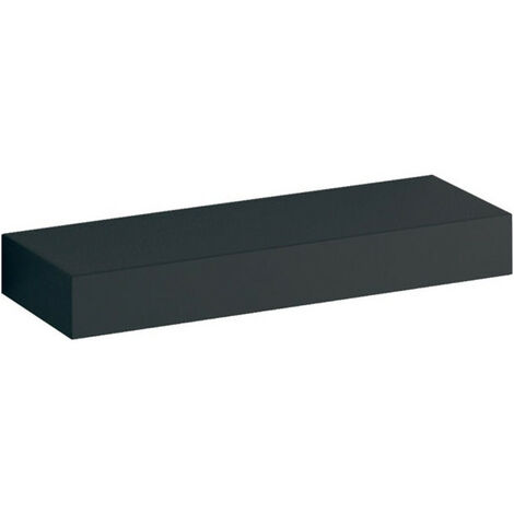 Etagère murale Geberit iCon: Largeur 37cm, Hauteur 5cm, Profondeur 16.5cm, Gris velouté / Laqué mat