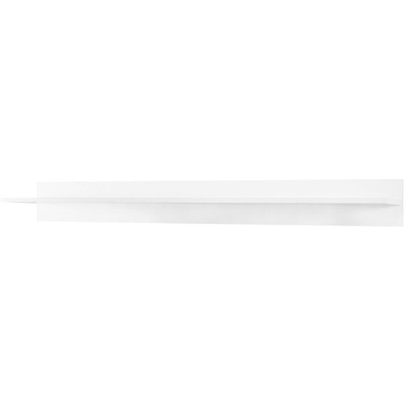 Étagère murale CEPTO – 100 cm – Coloris blanc – MDF et panneaux de particules – Design moderne