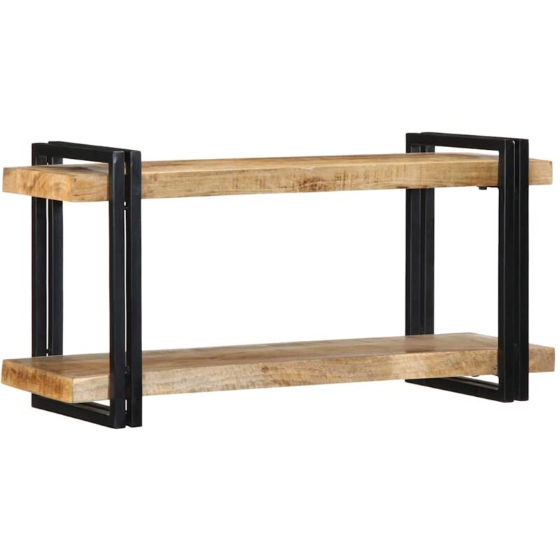 Vidaxl - tagère murale 90x33x45 cm bois de manguier massif brut