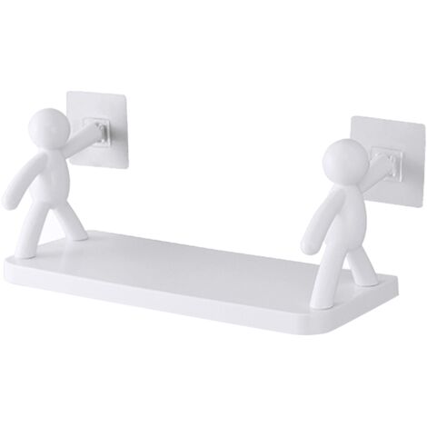 Étagère Murale Personnalisée pour Salle de Bain, Rangement Épices Cuisine, Support Organisateur sans Perçage