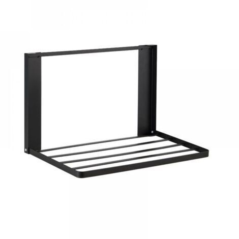 Étagère murale pliable Étagère magnétique pour réfrigérateur Étagère murale pliable de style rétro, idéale pour les salles de bains, les chambres, les salons et les cuisines