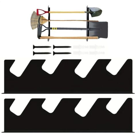 Étagère murale pour garage, porte-outils de jardin, support durable, design robuste, 38 x 25 cm, pour la maison et le jardin