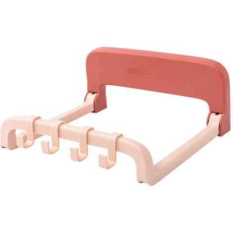 Étagère murale pour lavabo, couleur chair claire, sans perçage, pour salle de bain et toilettes, gain de place, pour cosmétiques et savon